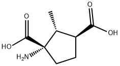 1,3-Cyclopentanedicarboxylicacid,1-amino-2-methyl-,(1S,2R,3S)-(9CI),207983-44-6,结构式