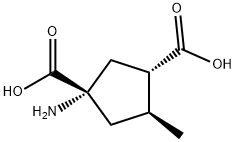 1,3-Cyclopentanedicarboxylicacid,1-amino-4-methyl-,(1S,3S,4S)-(9CI),207983-51-5,结构式