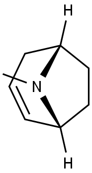 8-Azabicyclo[3.2.1]oct-2-ene,8-methyl-,(1R,5S)-(9CI) 结构式