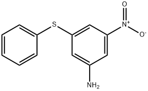 3-Nitro-5-(phenylthio)benzenamine 结构式