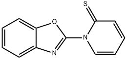 2(1H)-Pyridinethione,  1-(2-benzoxazolyl)- 结构式