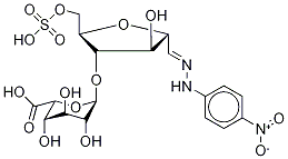 2,5-Anhydro-4-O-α-L-idopyranuronosyl-D-Mannose 1-[(4-Nitrophenyl)hydrazone] 6-(Hydrogen sulfate) 结构式