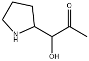 2-Propanone, 1-hydroxy-1-(2-pyrrolidinyl)- (9CI),208102-58-3,结构式