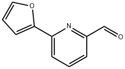 6-(2-呋喃基)-2-吡啶甲醛 结构式