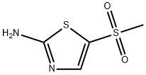 2-氨基-5-(甲基磺酰基)噻唑盐酸盐,20812-13-9,结构式