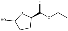 2-Furancarboxylicacid,tetrahydro-5-hydroxy-,ethylester,(2R)-(9CI) Structure