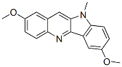 2,7-DIMETHOXY-10-METHYL-10H-INDOLO[3,2-B]QUINOLINE 化学構造式