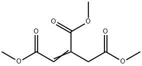 1-プロペン-1,2,3-トリカルボン酸トリメチル 化学構造式