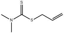 DIMETHYLDITHIOCARBAMIC ACID ALLYL ESTER Structure