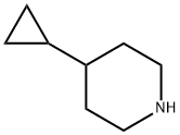 Piperidine, 4-cyclopropyl- (9CI) 化学構造式