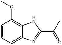Ethanone, 1-(4-methoxy-1H-benzimidazol-2-yl)- (9CI) 结构式