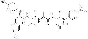 SUC-TYR-VAL-ALA-ASP-PNA 化学構造式