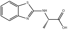 L-Alanine, N-2-benzothiazolyl- (9CI) 结构式