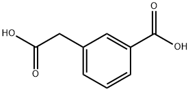3-(carboxymethyl)benzoic acid Struktur