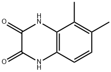 2,3-Quinoxalinedione,1,4-dihydro-5,6-dimethyl-(9CI) Struktur