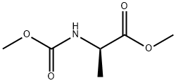 D-Alanine, N-(methoxycarbonyl)-, methyl ester (9CI) Structure