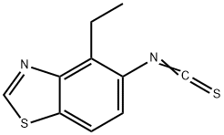 Benzothiazole, 4-ethyl-5-isothiocyanato- (9CI) Structure