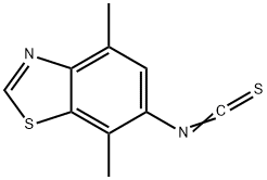 Benzothiazole, 6-isothiocyanato-4,7-dimethyl- (9CI) 化学構造式