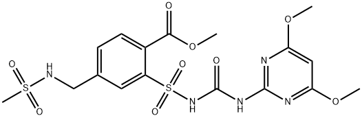 メソスルフロンメチル 化学構造式