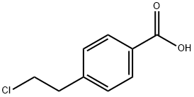 4-(2-氯乙基)苯甲酸,20849-78-9,结构式