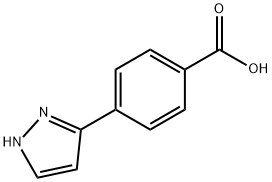 3-(4-CARBOXYPHENYL)PYRAZOLE Struktur