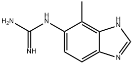 Guanidine, (4-methyl-1H-benzimidazol-5-yl)- (9CI) 化学構造式