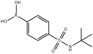 4-硼苯磺酰胺叔丁酯 结构式