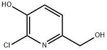 2-Chloro-6-hydroxymethyl-pyridin-3-ol Struktur