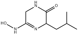 2,5-Piperazinedione,3-isobutyl-,5-oxime(8CI) Struktur