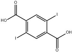 2,5-二碘对苯二甲酸,20856-80-8,结构式