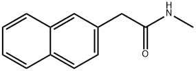 N-甲基-2-(萘-2-基)乙酰胺, 2086-65-9, 结构式