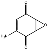 7-Oxabicyclo[4.1.0]hept-3-ene-2,5-dione,  3-amino- Structure