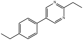Pyrimidine, 2-ethyl-5-(4-ethylphenyl)- (9CI),208709-64-2,结构式