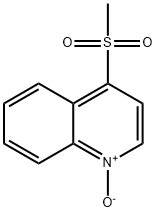 4-(メチルスルホニル)キノリン1-オキシド 化学構造式