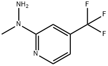 2-(1-METHYLHYDRAZINO)-4-(TRIFLUOROMETHYL)PYRIDINE Structure