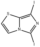 5,7-ジヨードイミダゾ[5,1-B]チアゾール 化学構造式