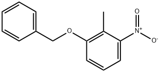 1-苄氧基-2-甲基-3-硝基苯,20876-37-3,结构式