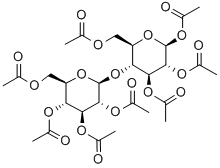 オクタ-O-アセチル-D-マルトース 化学構造式
