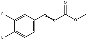 3-(3,4-二氯苯基)丙烯酸甲酯 结构式