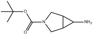 6-アミノ-3-BOC-3-アザビシクロ[3.1.0]ヘキサン 化学構造式
