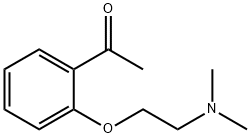 1-[2-(2-DIMETHYLAMINOETHOXY)PHENYL]ETHANONE,2089-20-5,结构式