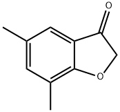 5,7-ジメチル-3(2H)-ベンゾフラノン 化学構造式