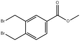 METHYL 3,4-BIS(BROMOMETHYL)BENZOATE Structure