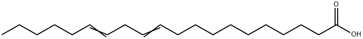 (11Z,14Z)-イコサ-11,14-ジエン酸 化学構造式