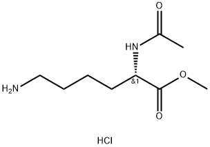 N2-アセチル-L-リシンメチル·塩酸塩 化学構造式