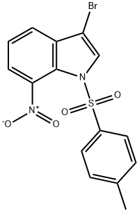 2091135-02-1 1H-Indole, 3-bromo-1-[(4-methylphenyl)sulfonyl]-7-nitro-