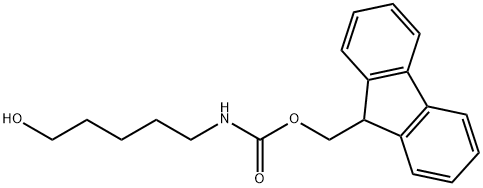 5-(FMOC-AMINO)-1-PENTANOL 化学構造式