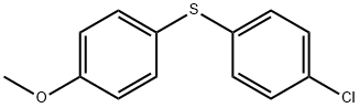 1-chloro-4-(4-methoxyphenyl)sulfanyl-benzene 化学構造式