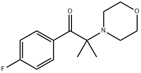 1-(4-氟苯基)-2-甲基-2-吗啉基-1-丙酮,209127-01-5,结构式