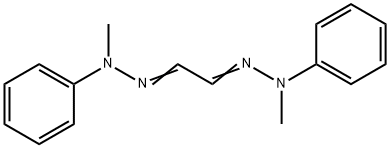 GLYOXALBIS(N-METHYL-N-PHENYLHYDRAZONE) 化学構造式